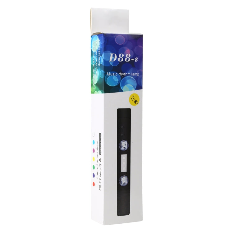 D88-S LED Smart Sensor Wireless Car USB Rechargeable Gypsophila Music Atmosphere Light, D88-S - HoMEdemic™ 
