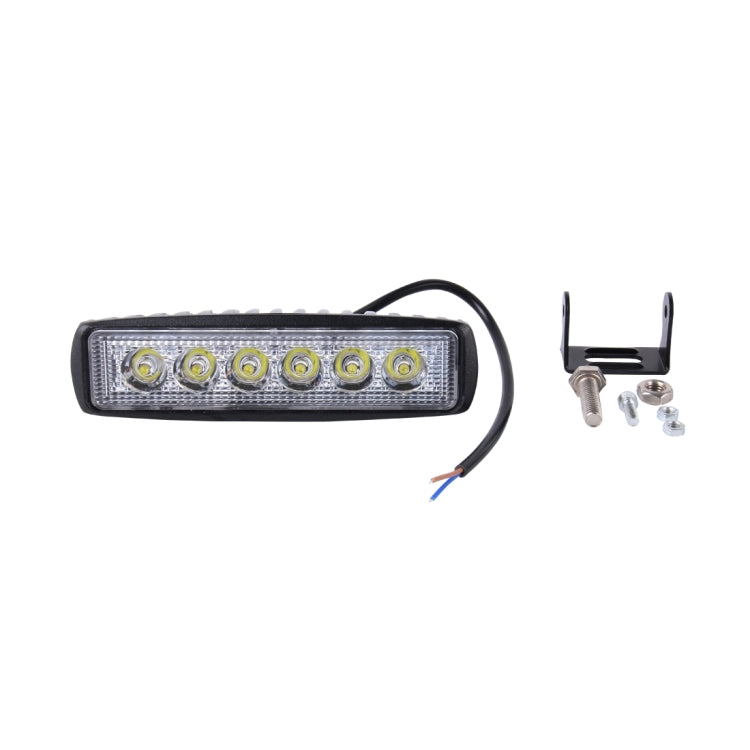 DC 10-30V 18W 1500LM 6500K Waterproof Vehicle Car Boat Marine External Work Lights Emergency Lights 30 Degrees Adjustable Spot Light LED Car Bulbs with 6 Intense Wafer LED Lights, Spot Light+18W 1500LM+6500K - HoMEdemic™ 