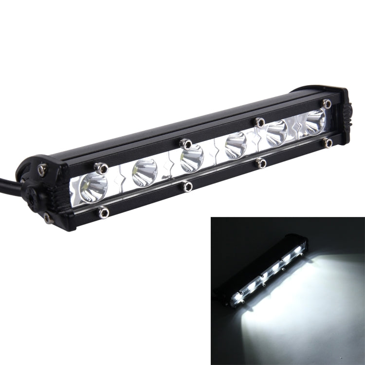 DC 10-30V 18W 2300LM 6500K Waterproof Vehicle Car Boat Marine External Work Lights Emergency Lights 30 Degrees Adjustable Spot Light LED Car Bulbs with 6 Intense CREE LED Lights, Spot Light+18W - HoMEdemic™ 