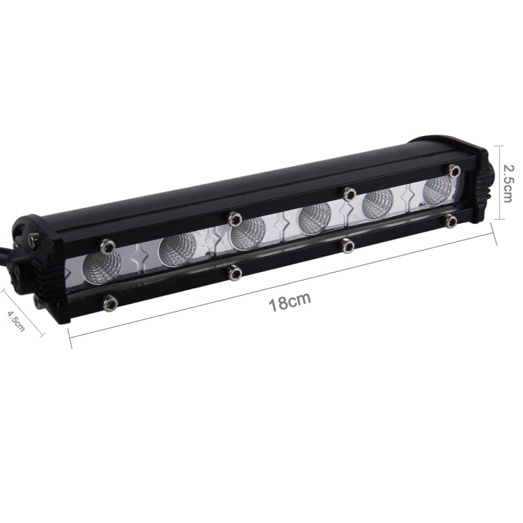 DC 10-30V 18W 2300LM 6500K Waterproof Vehicle Car Boat Marine External Work Lights Emergency Lights 60 Degrees Adjustable Flood Light LED Car Bulbs with 6 Intense CREE LED Lights, Flood Light+18W - HoMEdemic™ 