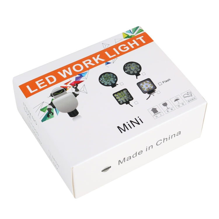 DC 10-30V 27W 2500LM 6000K Waterproof Vehicle Car Boat Marine External Work Lights Emergency Lights 30 Degrees Adjustable Spot Light LED Car Bulbs with 9 Intense Wafer LED Lights, Spot Light+27W - HoMEdemic™ 