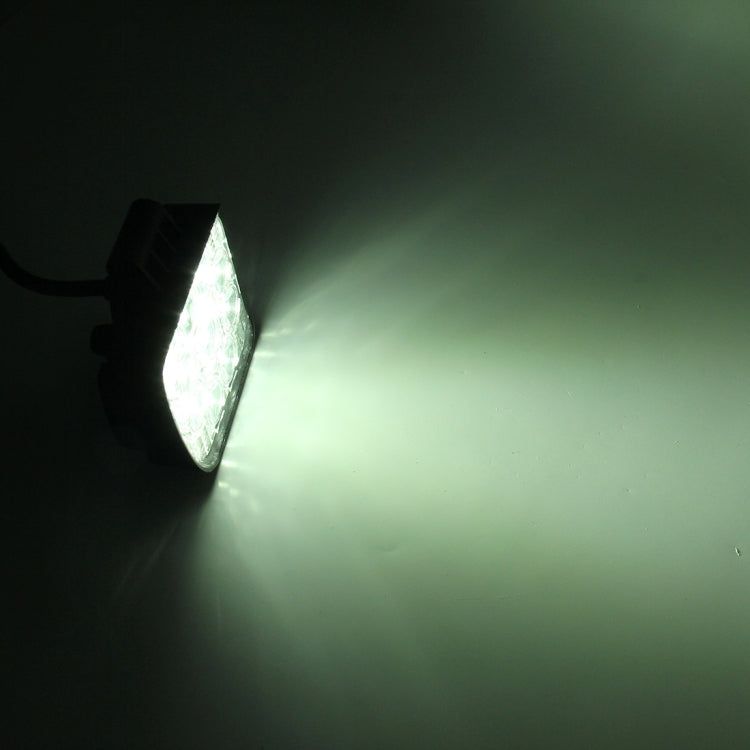 DC 10-30V 27W 2500LM 6000K Waterproof Vehicle Car Boat Marine External Work Lights Emergency Lights 60 Degrees Adjustable Flood Light LED Car Bulbs with 9 Intense Wafer LED Lights, Flood Light+27W - HoMEdemic™ 