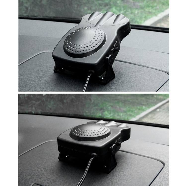 DC 12V 150W Cold and Warm Dual Use Three Outlet Car Auto Electronic Heater Fan Windshield Defroster Demister, 150W Black - HoMEdemic™ 