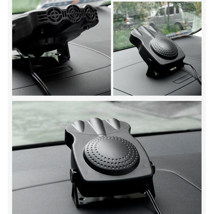 DC 12V 150W Cold and Warm Dual Use Three Outlet Car Auto Electronic Heater Fan Windshield Defroster Demister, 150W Black - HoMEdemic™ 