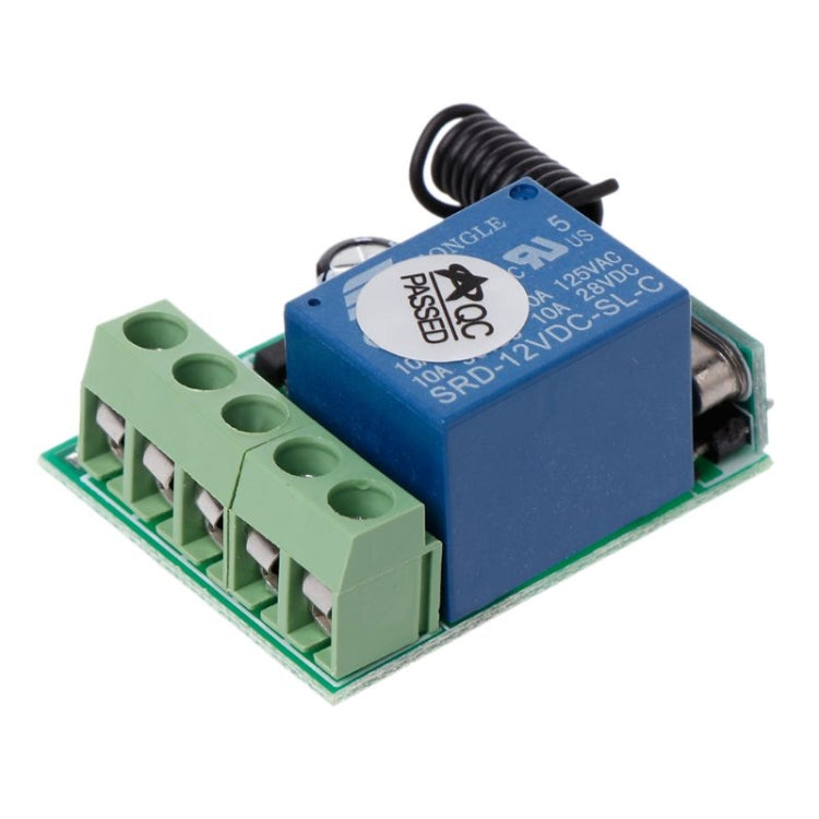 DC12V 1CH RF Remote Control Switch / 10A Relay / 433MHZ Switch Receiver - HoMEdemic™ 