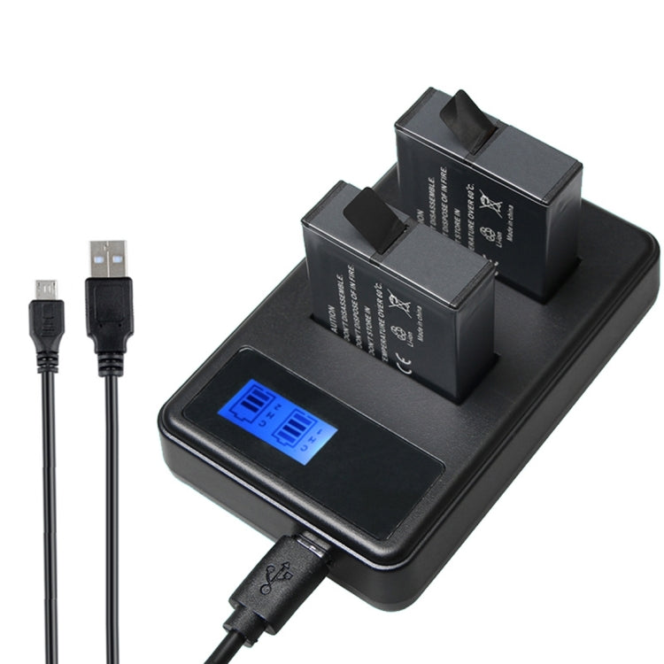 AHDBT-501 LCD Screen Dual Batteries Charger for GoPro HERO5 with Displays Charging Capacity - HoMEdemic™ 