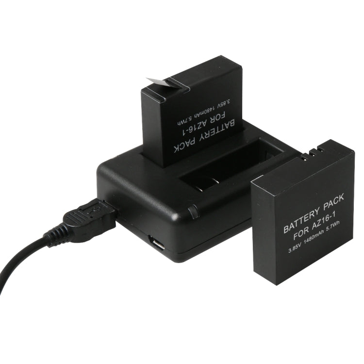 BC-AZ16 Digital Camera USB Dual Batteries Charger for Xiaomi Xiaoyi II 4K - HoMEdemic™ 
