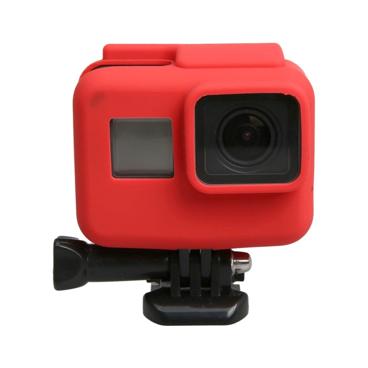 Original for GoPro HERO5 Silicone Border Frame Mount Housing Protective Case Cover Shell(Red) - HoMEdemic™ 