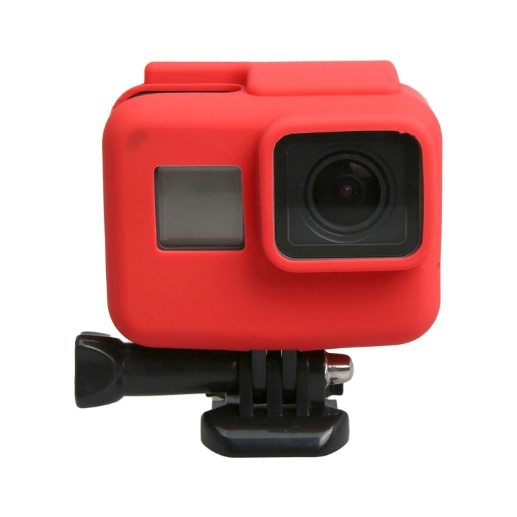 Original for GoPro HERO5 Silicone Border Frame Mount Housing Protective Case Cover Shell(Red) - HoMEdemic™ 