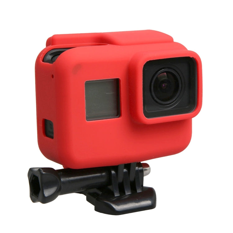 Original for GoPro HERO5 Silicone Border Frame Mount Housing Protective Case Cover Shell(Red) - HoMEdemic™ 