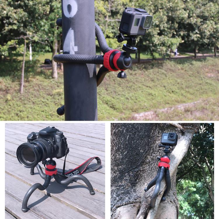Mini Octopus Flexible Tripod Holder with Phone Clamp for iPhone, Galaxy, Huawei, GoPro, Insta360, DJI and Other Action Cameras - HoMEdemic™ 
