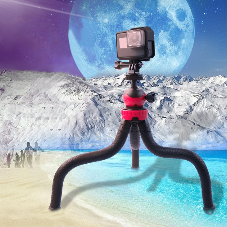 Mini Octopus Flexible Tripod Holder with Phone Clamp for iPhone, Galaxy, Huawei, GoPro, Insta360, DJI and Other Action Cameras - HoMEdemic™ 