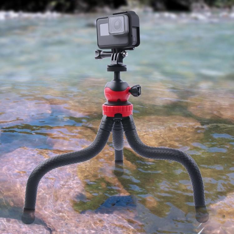 Mini Octopus Flexible Tripod Holder with Phone Clamp for iPhone, Galaxy, Huawei, GoPro, Insta360, DJI and Other Action Cameras - HoMEdemic™ 