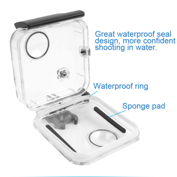 40m Waterproof Housing Protective Case  for GoPro Fusion, with Buckle Basic Mount & Screw & Wrench - HoMEdemic™ 