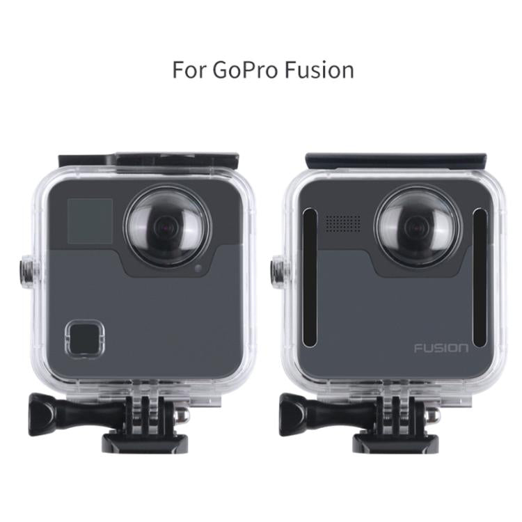 40m Waterproof Housing Protective Case  for GoPro Fusion, with Buckle Basic Mount & Screw & Wrench - HoMEdemic™ 
