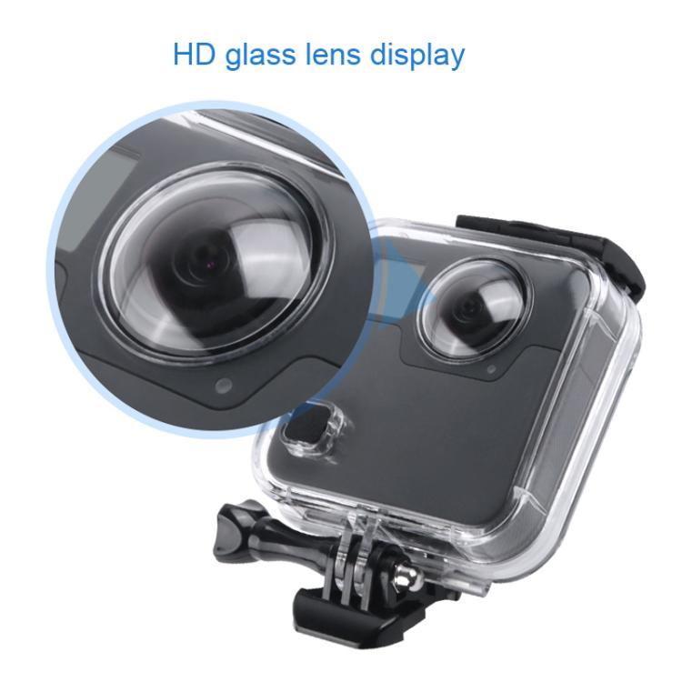 40m Waterproof Housing Protective Case  for GoPro Fusion, with Buckle Basic Mount & Screw & Wrench - HoMEdemic™ 
