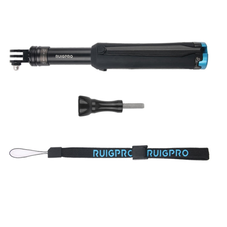 Portable Foldable Tripod Holder Selfie Monopod Stick for GoPro, Insta360, DJI and Other Action Cameras, Length: 23.5-81cm - HoMEdemic™ 