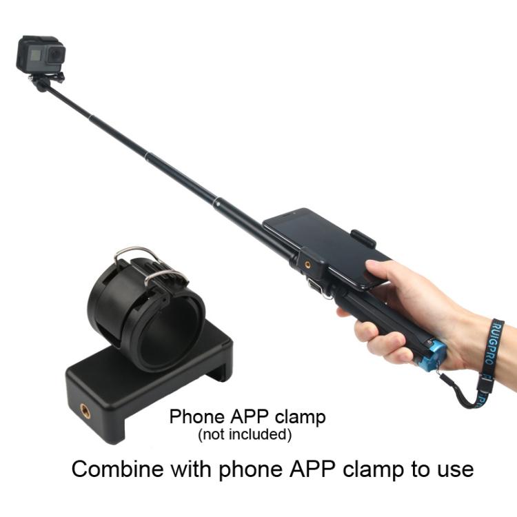 Portable Foldable Tripod Holder Selfie Monopod Stick for GoPro, Insta360, DJI and Other Action Cameras, Length: 23.5-81cm - HoMEdemic™ 