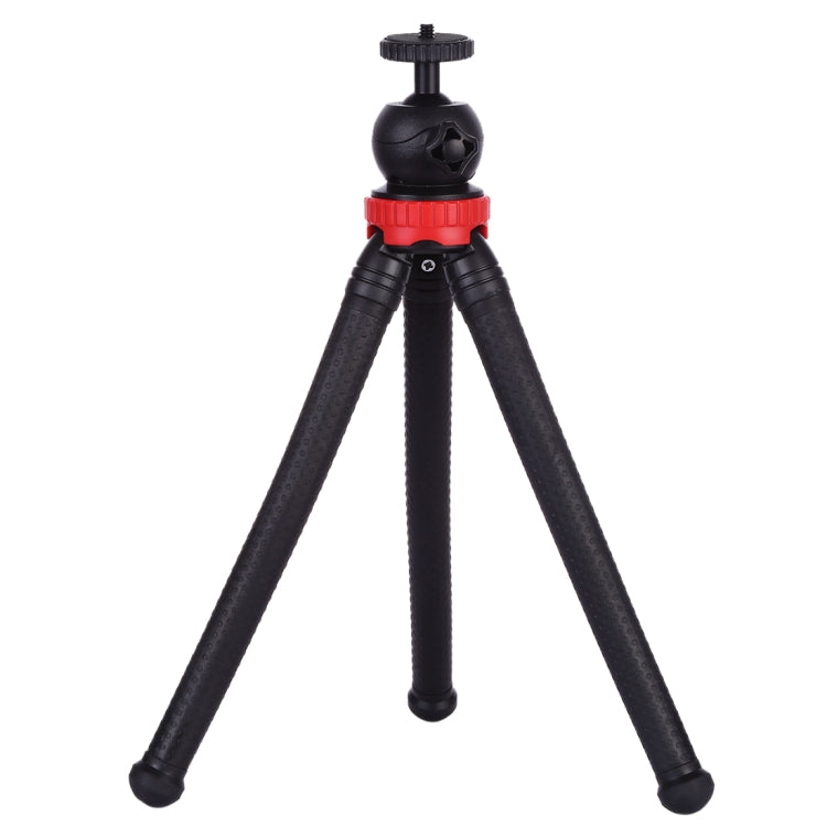 MZ305 Mini Octopus Flexible Tripod Holder with Ball Head for SLR Cameras, GoPro HERO10 Black / HERO9 Black / HERO8 Black /7 /6 /5 /5 Session /4 Session /4 /3+ /3 /2 /1, DJI Osmo Action, Xiaoyi and Other Action Cameras, Cellphone, Size:30cmx5cm - HoMEdemic™ 