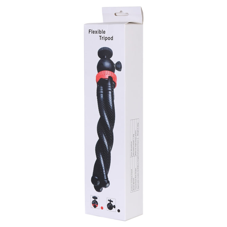 MZ305 Mini Octopus Flexible Tripod Holder with Ball Head for SLR Cameras, GoPro HERO10 Black / HERO9 Black / HERO8 Black /7 /6 /5 /5 Session /4 Session /4 /3+ /3 /2 /1, DJI Osmo Action, Xiaoyi and Other Action Cameras, Cellphone, Size:30cmx5cm - HoMEdemic™ 