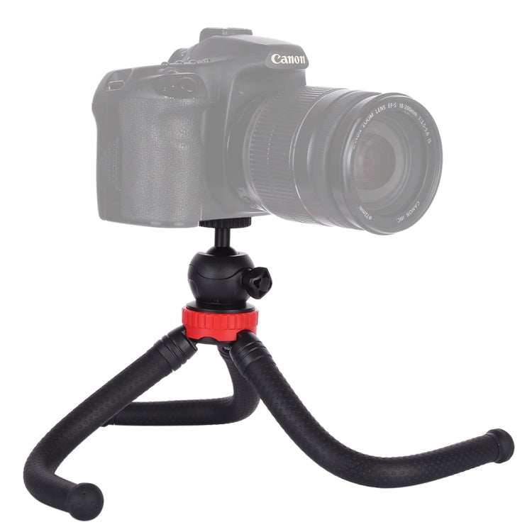 MZ305 Mini Octopus Flexible Tripod Holder with Ball Head for SLR Cameras, GoPro HERO10 Black / HERO9 Black / HERO8 Black /7 /6 /5 /5 Session /4 Session /4 /3+ /3 /2 /1, DJI Osmo Action, Xiaoyi and Other Action Cameras, Cellphone, Size:30cmx5cm - HoMEdemic™ 