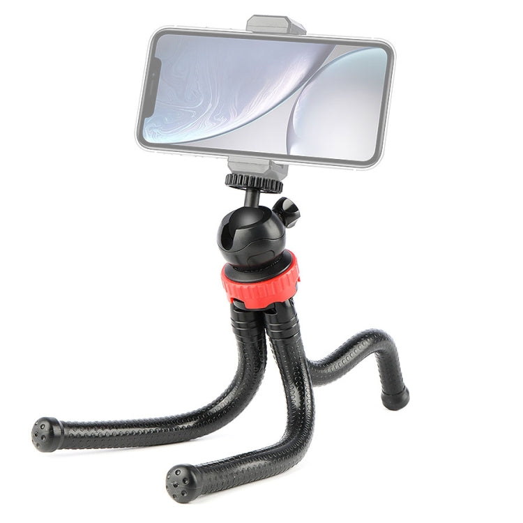 MZ305 Mini Octopus Flexible Tripod Holder with Ball Head for SLR Cameras, GoPro HERO10 Black / HERO9 Black / HERO8 Black /7 /6 /5 /5 Session /4 Session /4 /3+ /3 /2 /1, DJI Osmo Action, Xiaoyi and Other Action Cameras, Cellphone, Size:30cmx5cm - HoMEdemic™ 