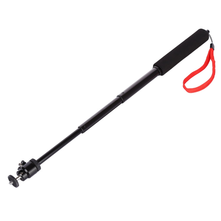 Universal 360 degree Selfie Stick with Red Rope for Gopro, Cellphone, Compact Cameras with 1/4 Threaded Hole, Length: 210mm-525mm - HoMEdemic™ 
