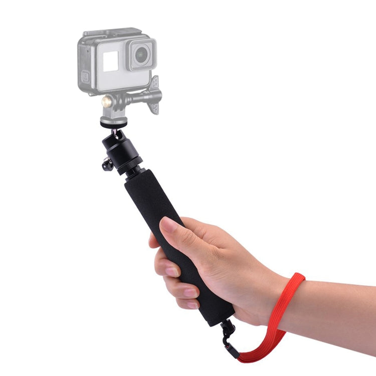 Universal 360 degree Selfie Stick with Red Rope for Gopro, Cellphone, Compact Cameras with 1/4 Threaded Hole, Length: 210mm-525mm - HoMEdemic™ 