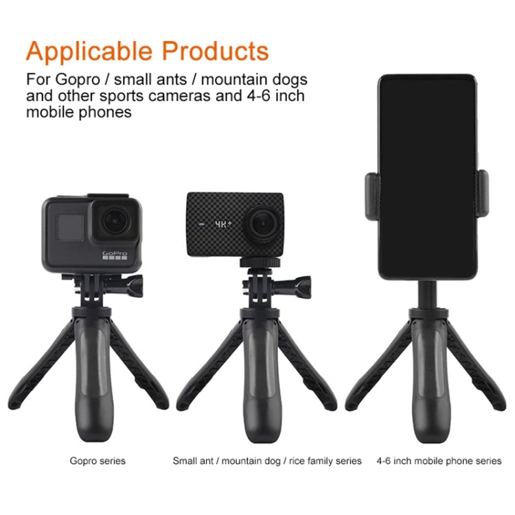 GP446 Multifunctional Mini Fixed Tripod for GoPro, Insta360, DJI and Other Action Cameras(Black) - HoMEdemic™ 