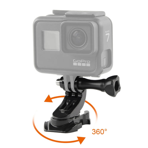 GP451 360-degree Rotating J-type Base for GoPro Hero12 Black / Hero11 /10 /9 /8 /7 /6 /5, Insta360 Ace / Ace Pro, DJI Osmo Action 4 and Other Action Cameras - HoMEdemic™ 