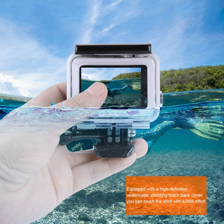 GP452 Waterproof Case + Touch Back Cover for GoPro HERO7 White / Silver - HoMEdemic™ 
