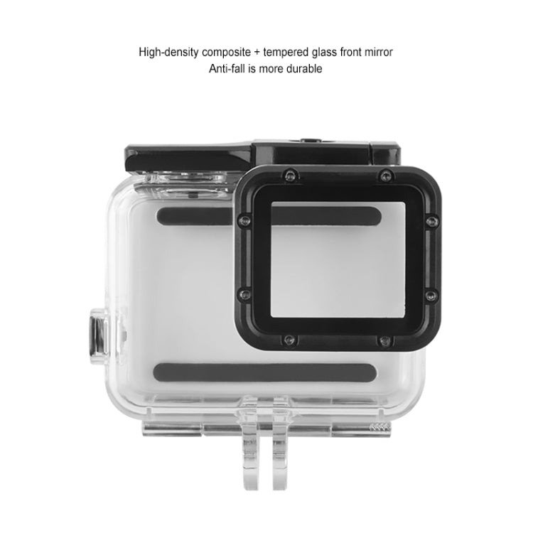 GP452 Waterproof Case + Touch Back Cover for GoPro HERO7 White / Silver - HoMEdemic™ 