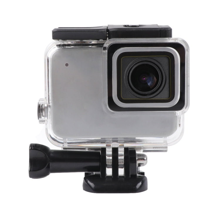 For GoPro HERO7 White /Silver Skeleton Housing Side Hollow Protective Case with Buckle Basic Mount & Screw(Transparent) - HoMEdemic™ 