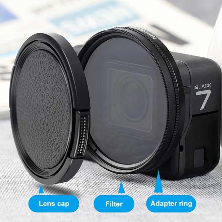 RUIGPRO for GoPro HERO 7/6 /5 Professional 52mm ND4 Lens Filter with Filter Adapter Ring & Lens Cap - HoMEdemic™ 