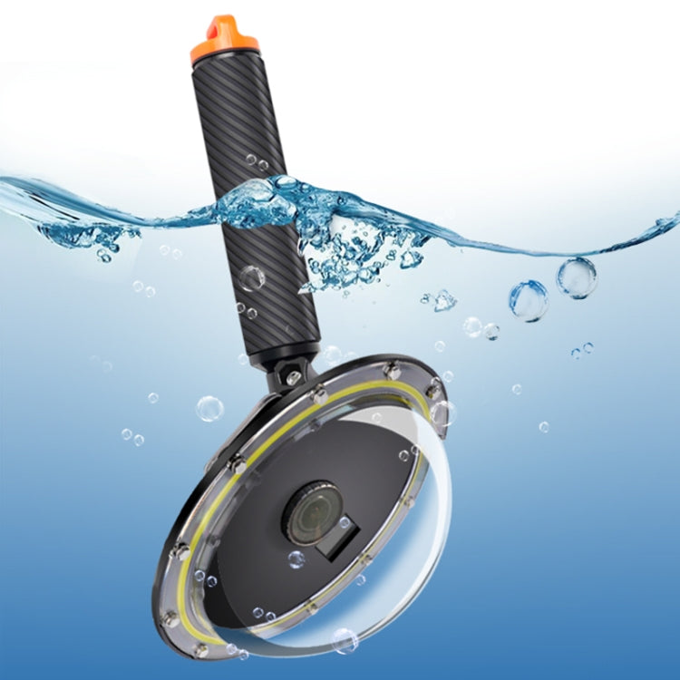 RUIGPRO Floating Hand Grip Dome Port Underwater Diving Camera Lens Transparent Cover for DJI Osmo Action - HoMEdemic™ 