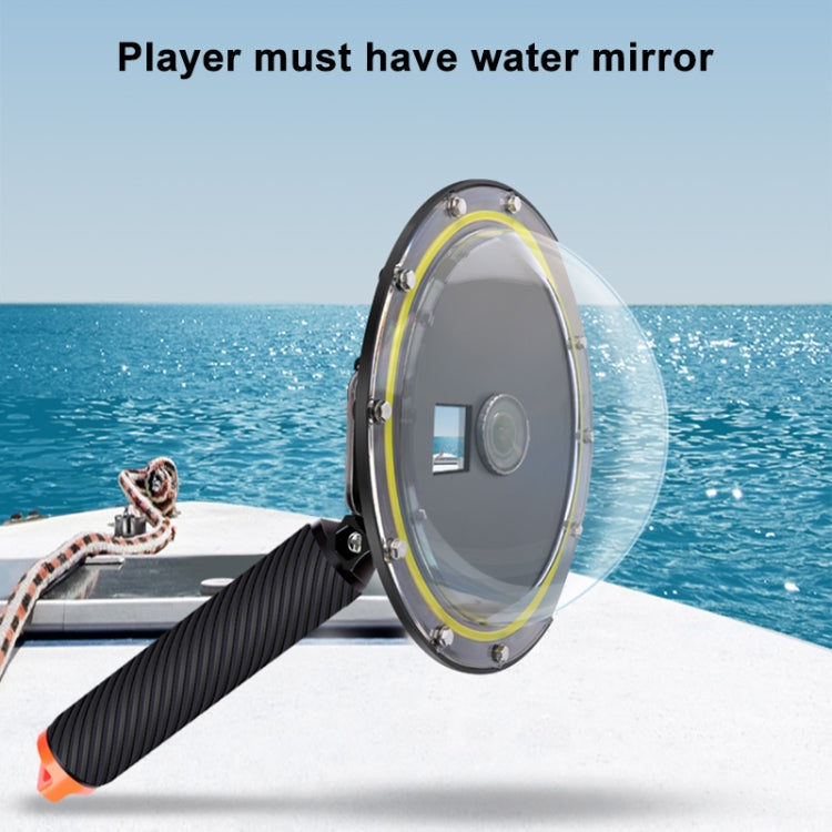 RUIGPRO Floating Hand Grip Dome Port Underwater Diving Camera Lens Transparent Cover for DJI Osmo Action - HoMEdemic™ 