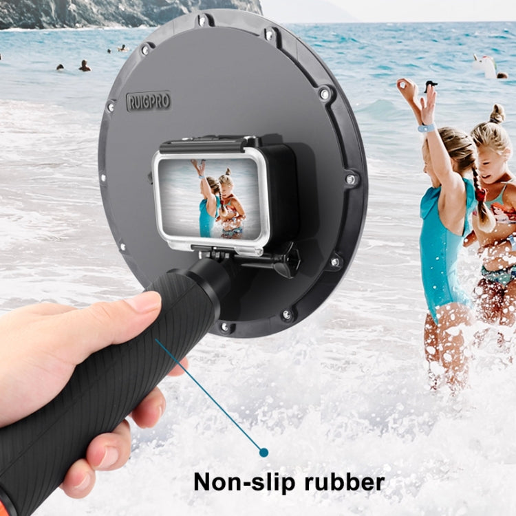 RUIGPRO Floating Hand Grip Dome Port Underwater Diving Camera Lens Transparent Cover for DJI Osmo Action - HoMEdemic™ 