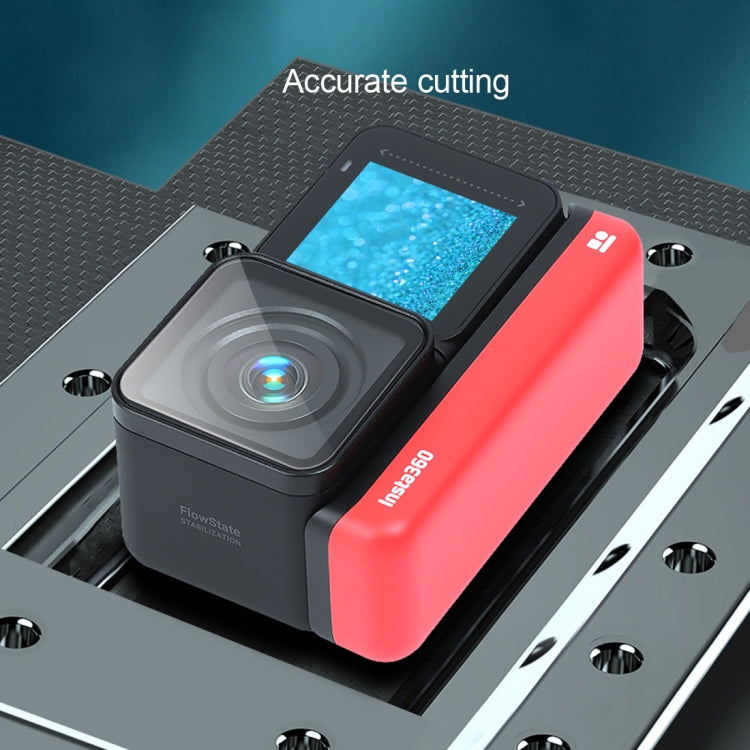 Lens + LCD Display Tempered Glass Film for Insta 360 One R 4K (Transparent) - HoMEdemic™ 