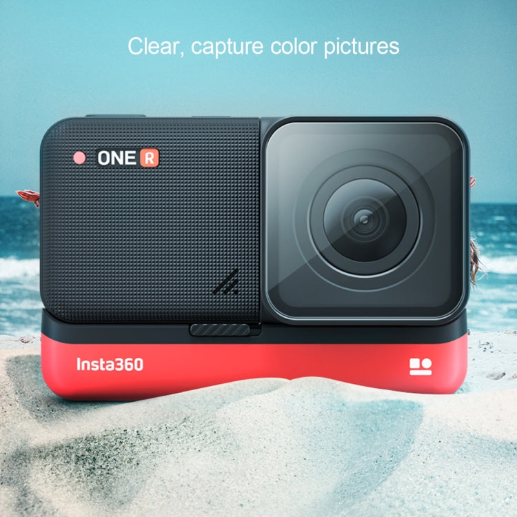 Lens + LCD Display Tempered Glass Film for Insta 360 One R 4K (Transparent) - HoMEdemic™ 