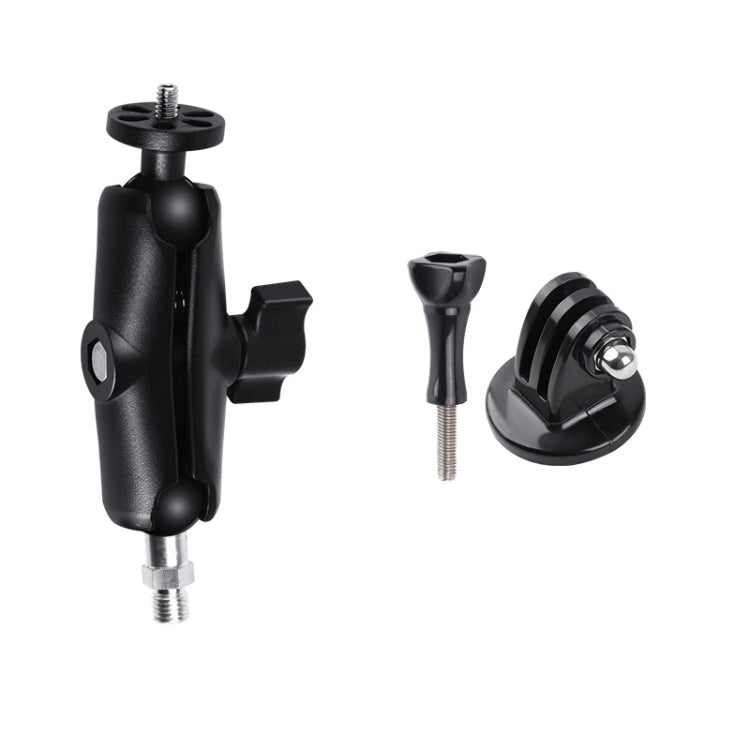 M10 9cm Connecting Rod Fixed Motorcycle Mount Holder with Tripod Adapter & Screw for GoPro, Insta360, DJI and Other Action Cameras(Black) - HoMEdemic™ 