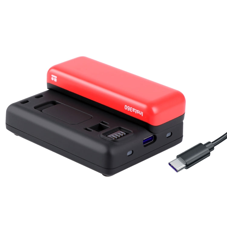 R-R-LF8-CINOR8CA For Insta360 ONE R 4K Panoramic Camera Batteries Charger Fast Charging Dual Charging Interface Charging Base - HoMEdemic™ 