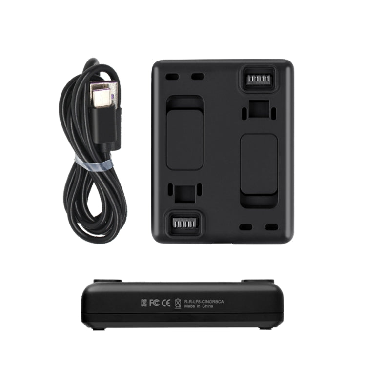 R-R-LF8-CINOR8CA For Insta360 ONE R 4K Panoramic Camera Batteries Charger Fast Charging Dual Charging Interface Charging Base - HoMEdemic™ 