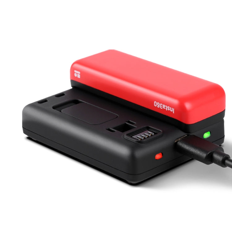 R-R-LF8-CINOR8CA For Insta360 ONE R 4K Panoramic Camera Batteries Charger Fast Charging Dual Charging Interface Charging Base - HoMEdemic™ 