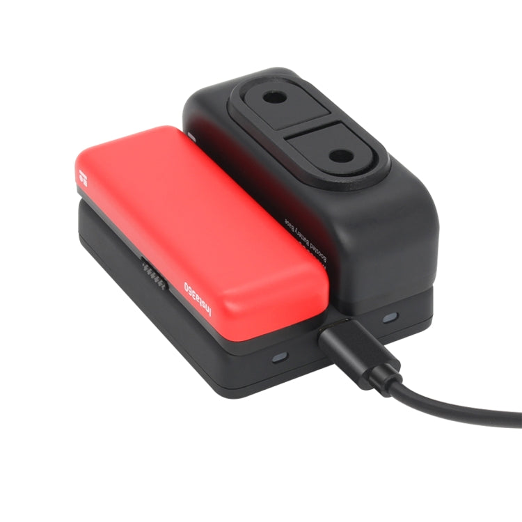 R-R-LF8-CINOR8CA For Insta360 ONE R 4K Panoramic Camera Batteries Charger Fast Charging Dual Charging Interface Charging Base - HoMEdemic™ 