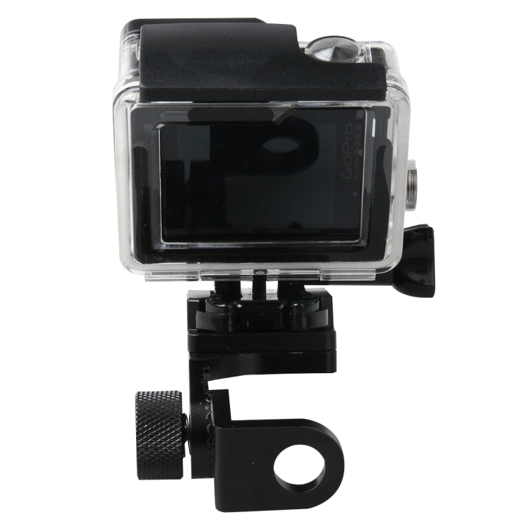 Motorcycle Rearview Mirror CNC Aluminum Alloy Stent Fixed Bracket Holder forGoPro Hero12 Black / Hero11 /10 /9 /8 /7 /6 /5, Insta360 Ace / Ace Pro, DJI Osmo Action 4 and Other Action Cameras(Black) - HoMEdemic™ 