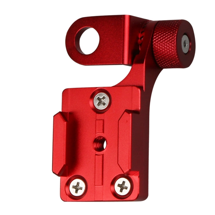 Motorcycle Rearview Mirror CNC Aluminum Alloy Stent Fixed Bracket Holder forGoPro Hero12 Black / Hero11 /10 /9 /8 /7 /6 /5, Insta360 Ace / Ace Pro, DJI Osmo Action 4 and Other Action Cameras(Red) - HoMEdemic™ 