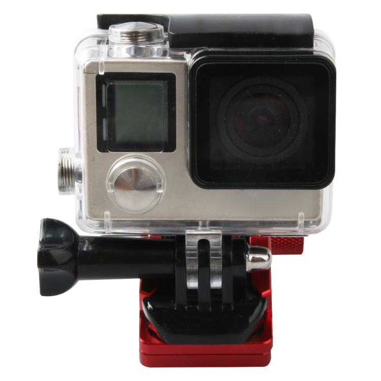Motorcycle Rearview Mirror CNC Aluminum Alloy Stent Fixed Bracket Holder forGoPro Hero12 Black / Hero11 /10 /9 /8 /7 /6 /5, Insta360 Ace / Ace Pro, DJI Osmo Action 4 and Other Action Cameras(Red) - HoMEdemic™ 