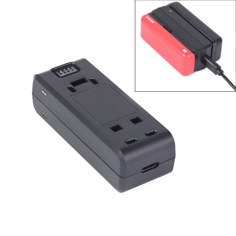 For Insta360 One R Dual-side Batteries Charger Base(Black) - HoMEdemic™ 