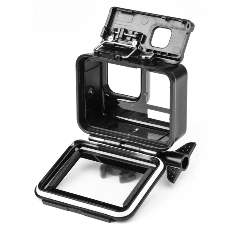 50m Waterproof Housing Protective Case with Buckle Basic Mount & Screw for GoPro HERO10 Black / HERO9 Black (Black) - HoMEdemic™ 
