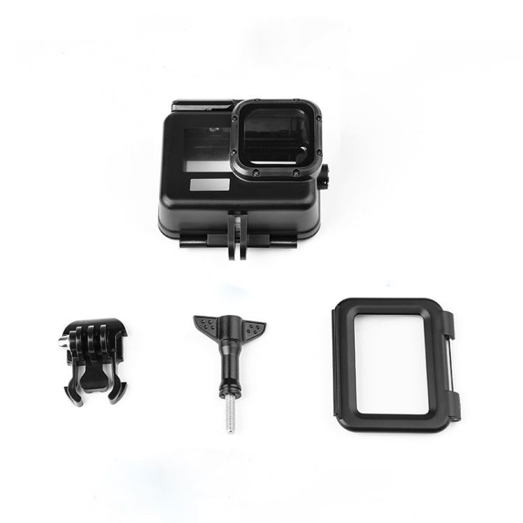 50m Waterproof Housing Protective Case with Buckle Basic Mount & Screw for GoPro HERO10 Black / HERO9 Black (Black) - HoMEdemic™ 